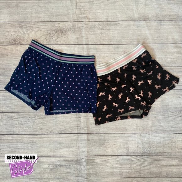 Wonder Nation Girls Sz18 (Set of Two) Pajama Shorts - Picture 1 of 3